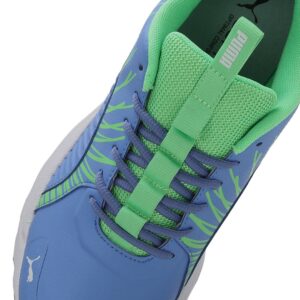 Men Blue & Green Cricket Square Shoes - Image 3