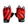 Printed Leather Fitness Gym Gloves - Image 3